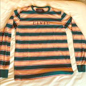 New/unworn civil regime embroidered long sleeve